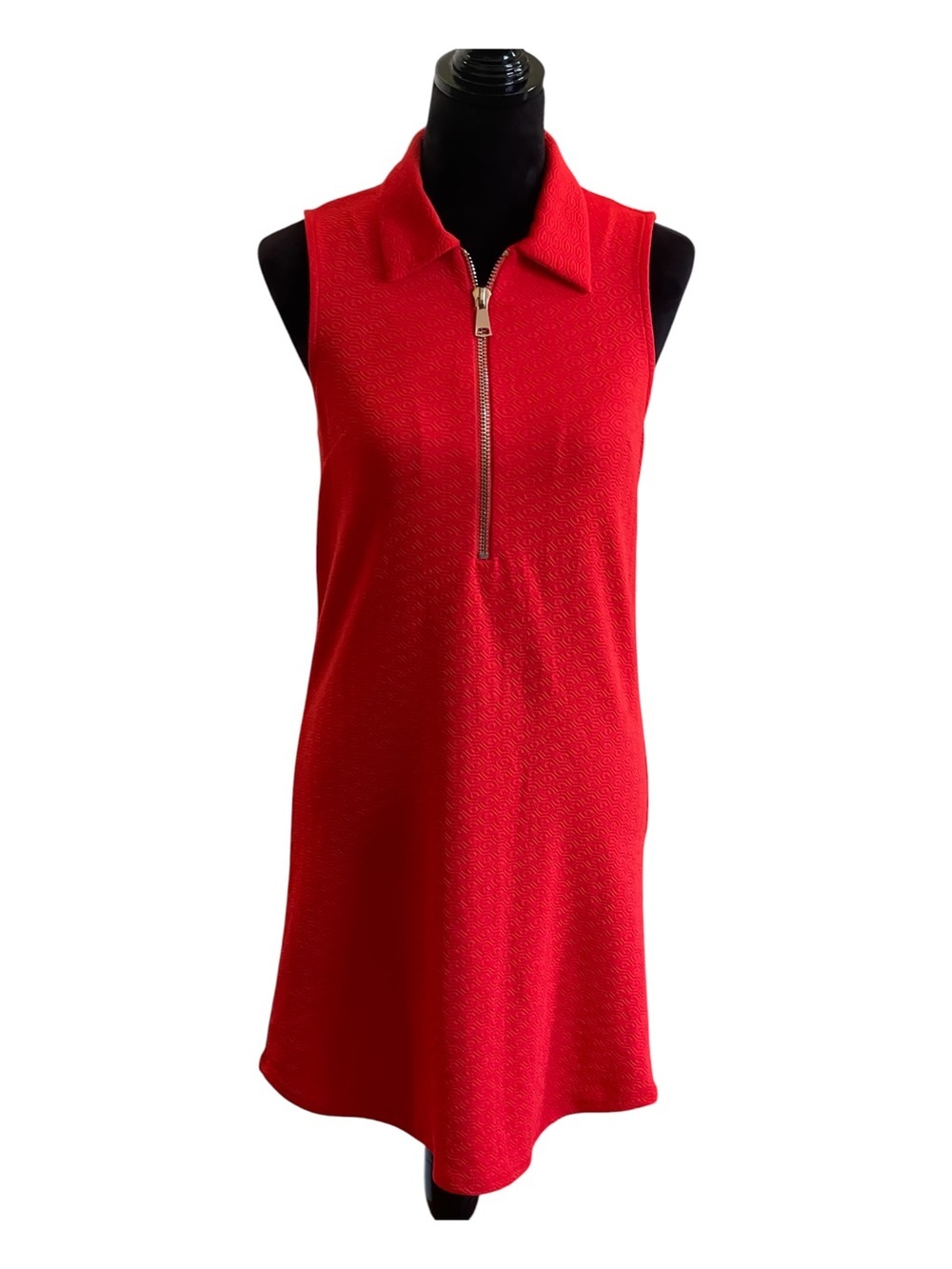 HAANI SLEEVELESS RED PREPPY SLEEVELESS  TENNIS/GOLF DRESS SZ SM EUC